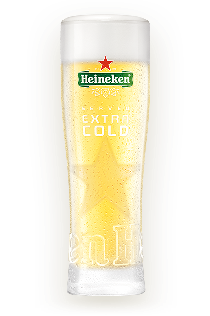 Heineken Extra Cold Glass
