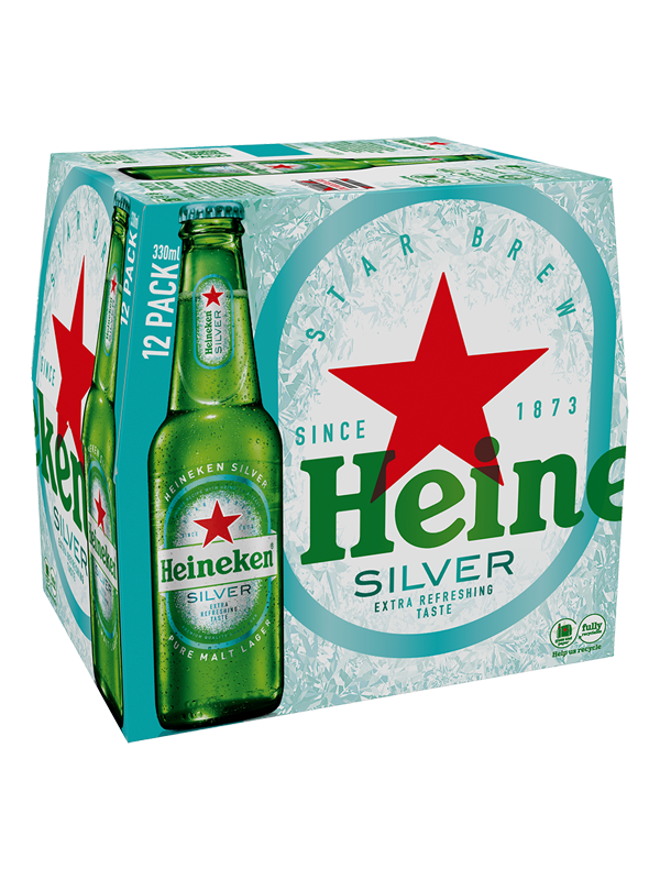 Heineken Silver 12 Pack Bottle 330Ml 800X600px