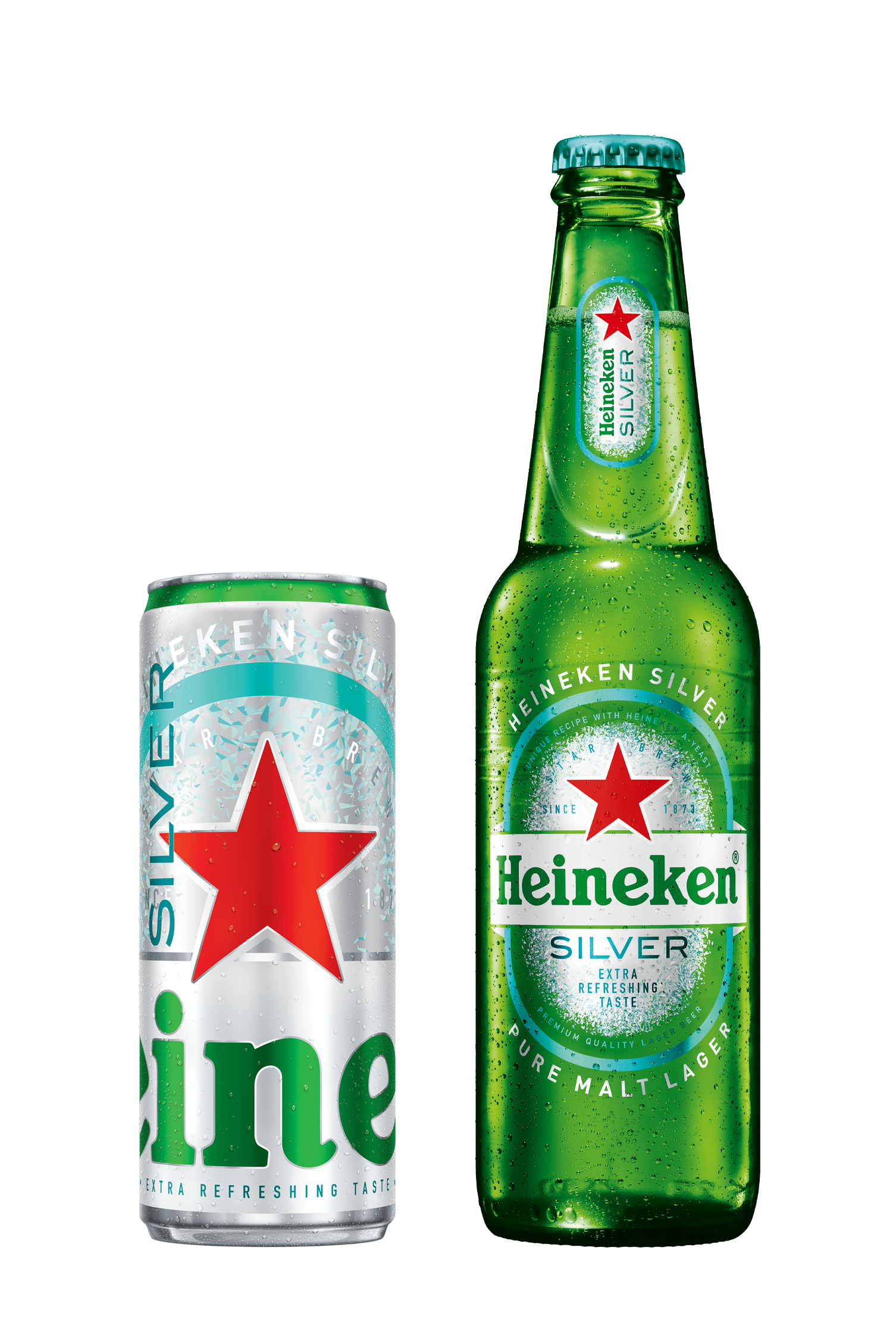 Heineken Silver Bottle & Can V3