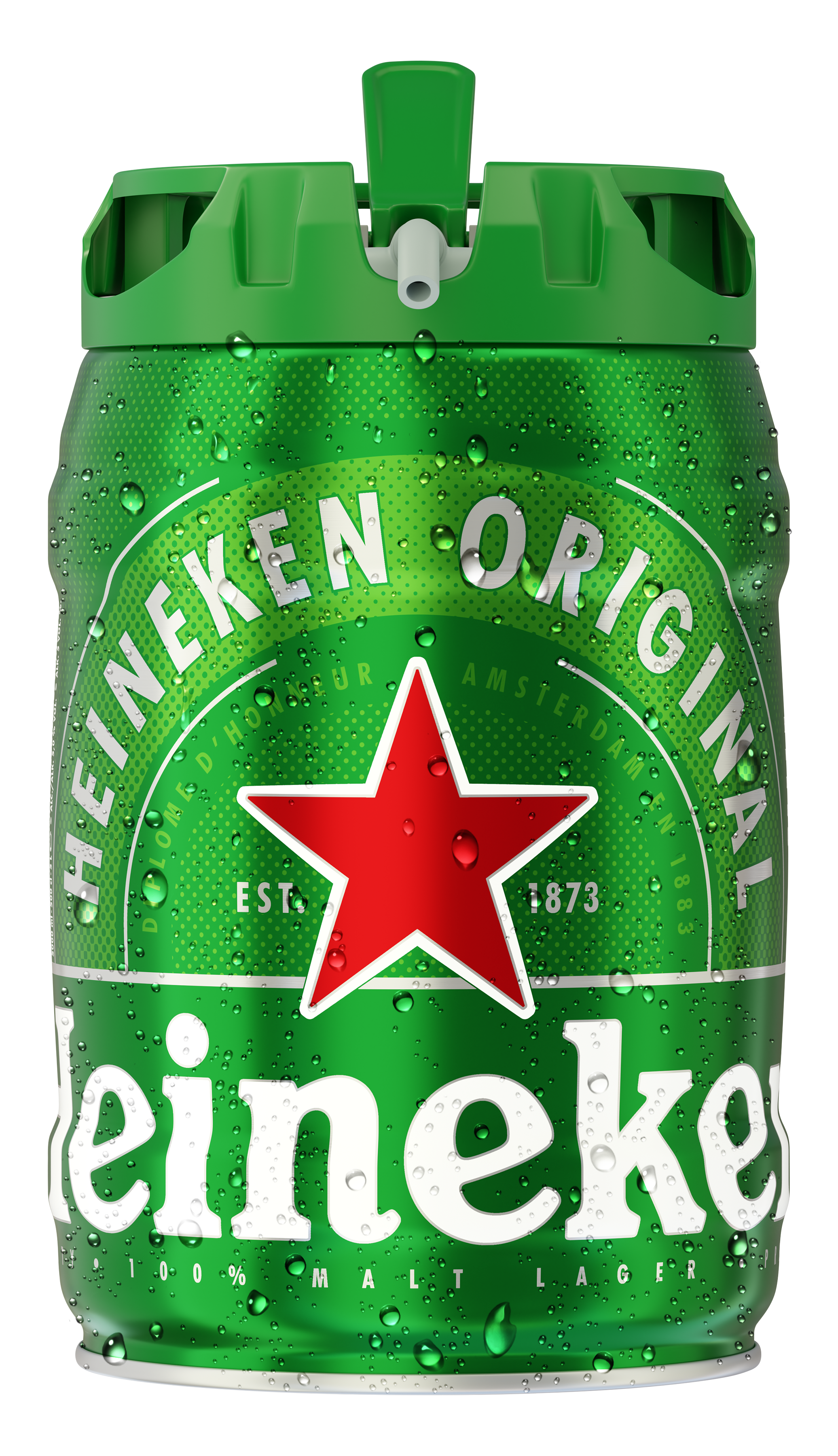 FPM8691 HNK Org DE RTI Plano 1X 5L Keg DEW DROPS