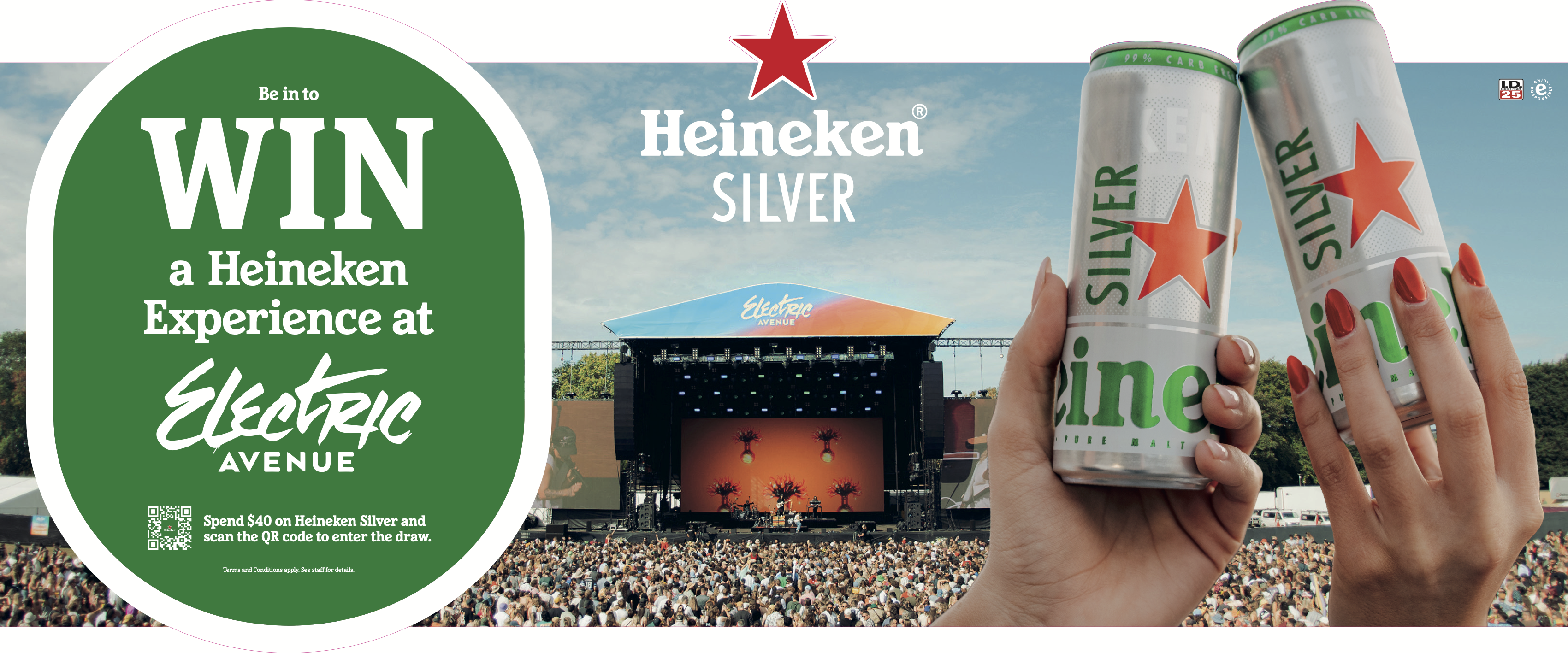 Heineken Silver X Electric Avenue Giveaway