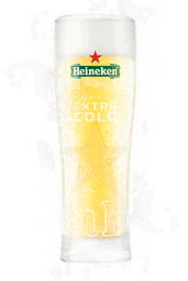Heineken Extra Cold Glass
