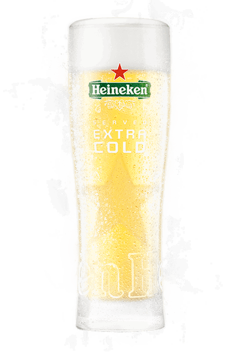 Heineken Extra Cold Glass