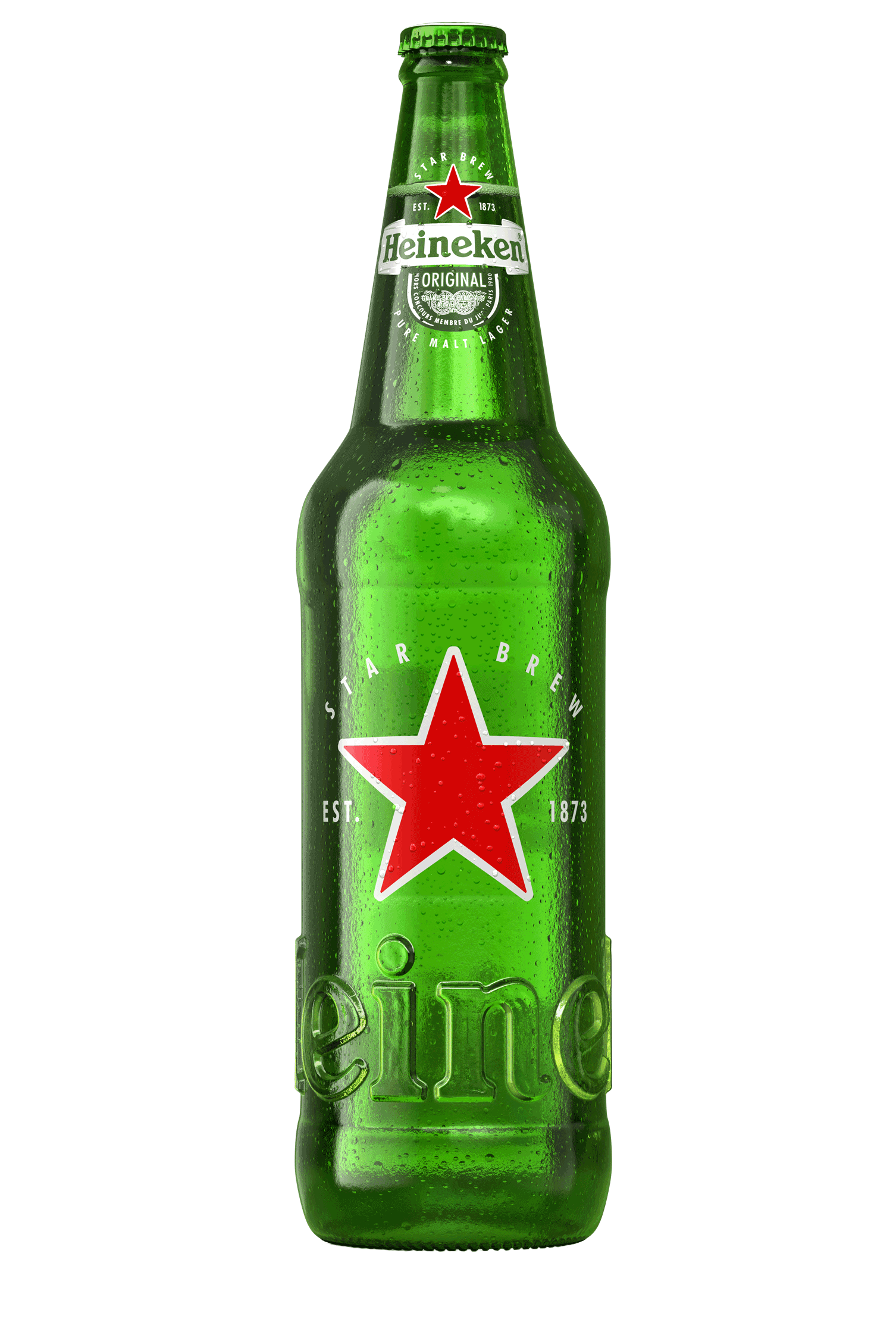Heineken Returnable Bottle Compressed No Shade
